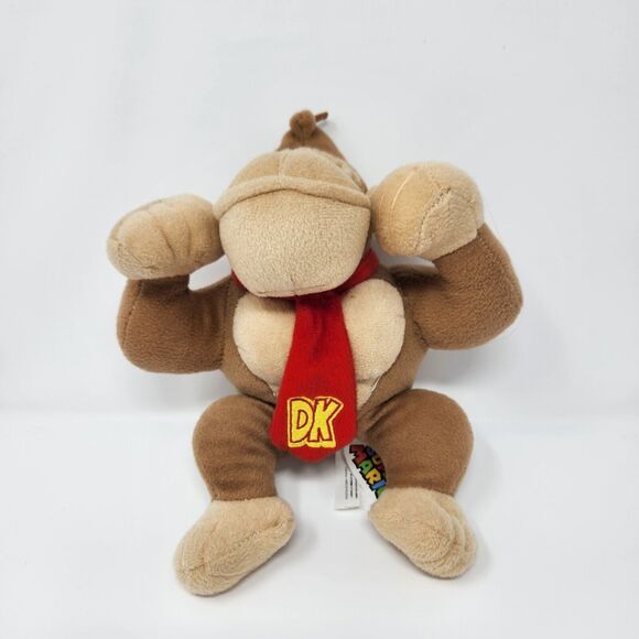 Donkey Kong Plush Super Mario Brothers Bros. Stuffed Animal Toy - Picture 1 of 16